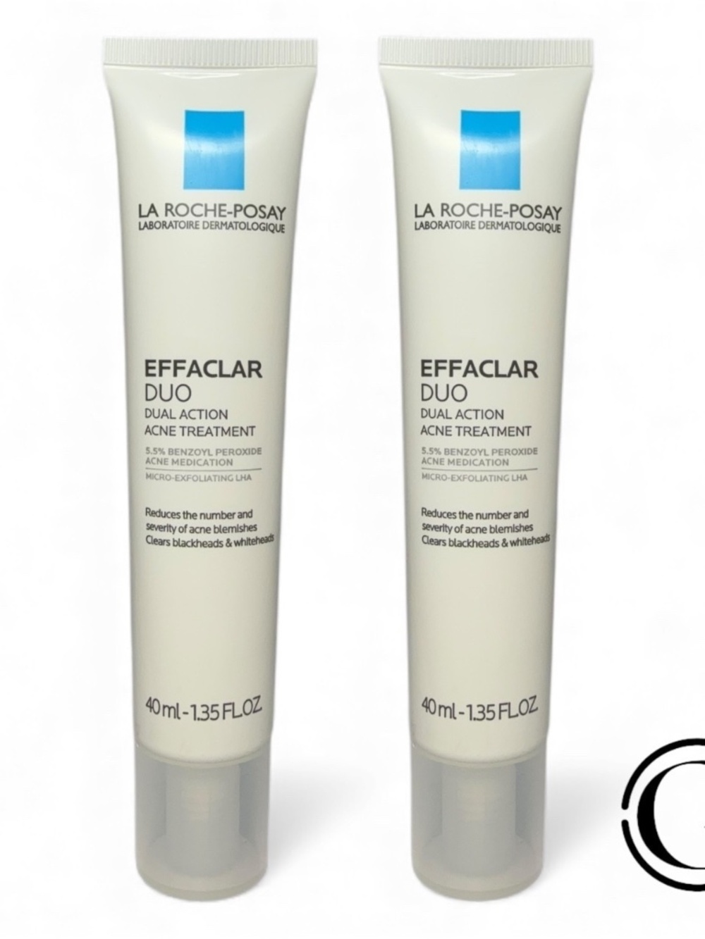LOT OF 2 La Roche-Posay Effaclar Duo Dual Action Acne Treatment 1.3 oz DISCONTIN